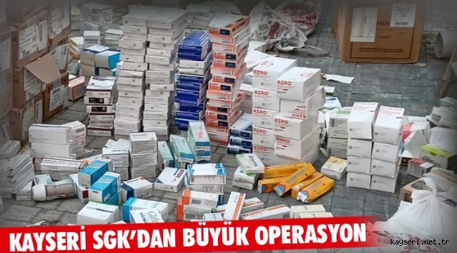 Tonlarca ilaç ele geçirildi