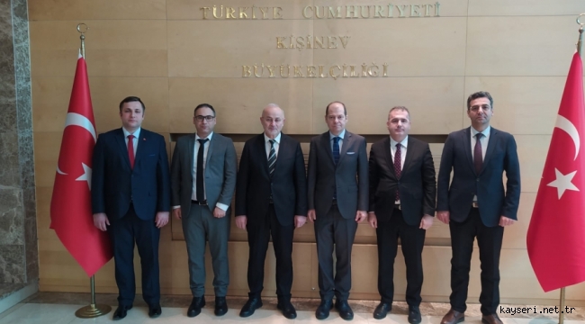 Rektör Ünal ve OMÜ Uluslararası İlişkiler Birimi Moldovada