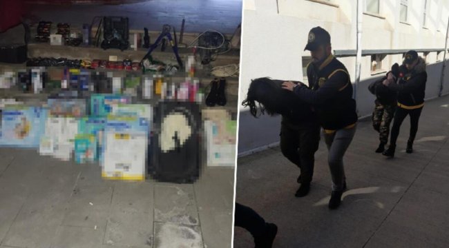 Depremzedelerin malzemesini çalan 10 hırsız tutuklandı