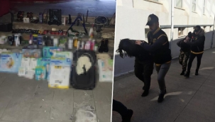 Depremzedelerin malzemesini çalan 10 hırsız tutuklandı