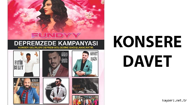 KONSERE DAVET