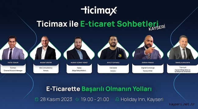 Kayseri'de Ücretsiz E-Ticaret Etkinlikleri Başlıyor