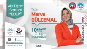 Merve Gülcemal Erva'nın davetlisi olarak Kayseri'ye geliyor.