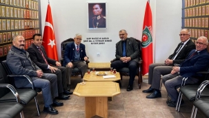 ASKER KÖKENLİ DERNEK BAŞKANLARI, OSMAN BALCI’YI ZİYARET ETTİ