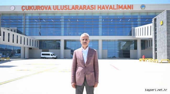 ÇUKUROVA HAVALİMANI'NIN YOLCU SAYISI 2 MİLYONU AŞTI