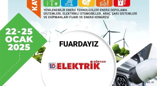 Kayseri Enerji Fuarı yaklaşıyor