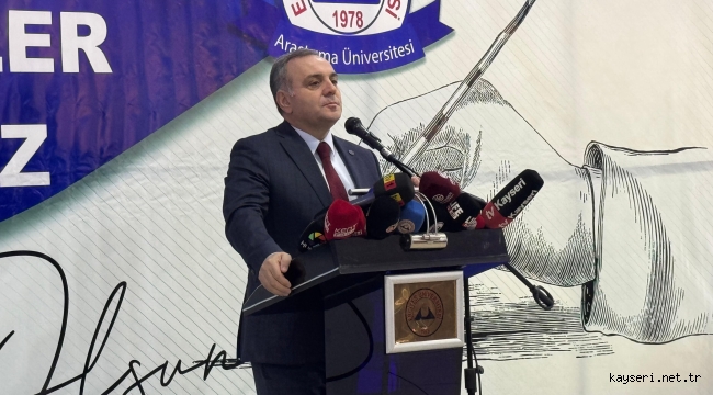 REKTÖR ALTUN,ERCİYES'İN 2024'ÜNÜ DEĞERLENDİRDİ