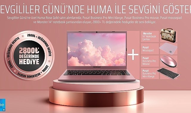 Göz alıcı tasarım, güçlü performans Sevgililer Günü'ne özel Huma Rose Gold!