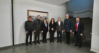 Başkan Çerçioğlu'na Gençay ve Didim Oda Başkanlarından Ziyaret