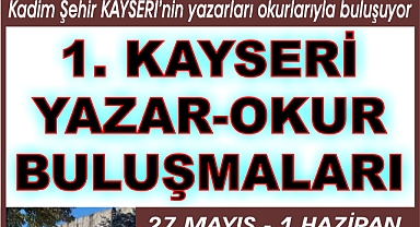KAYSERİLİ YAZARLAR KİTAPSEVERLERLE BULUŞUYOR