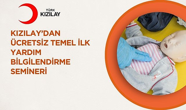Kızılay’dan Ücretsiz Temel İlk Yardım Bilgilendirme Semineri