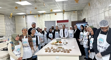 ÖĞRENCİLERE KAYSERİ YEMEKLERİ KURSU VE YAĞLAMA ETKİNLİĞİ