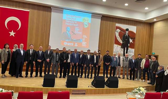 NECİP FAZIL’IN GENÇLİK TASAVVURU DEVELİ’DE KONUŞULDU