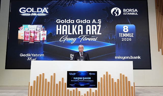 Borsa İstanbul’da gong Golda Gıda için çaldı