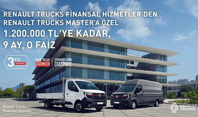 Renault Trucks Master Red EDITION için lansmana özel %0 faizli finansman fırsat